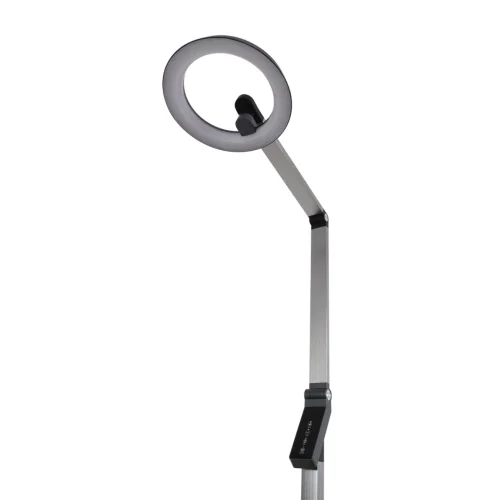 Торшер LED Genri 8332/15FL Lumion для чтения серый на 1 лампу, основание серое в стиле современный хай-тек фото 3