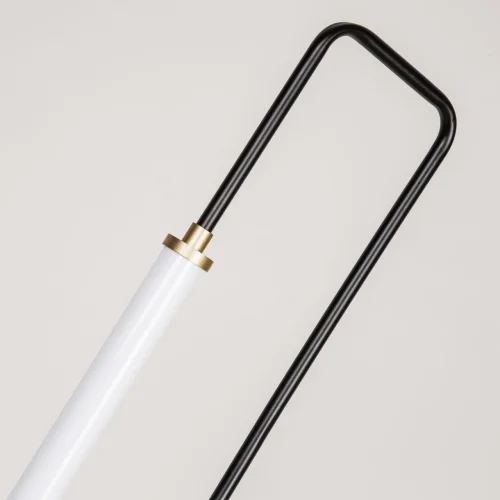 Настольная лампа LED Inspire 4100-1T Favourite белая 1 лампа, основание чёрное металл в стиле современный  фото 6