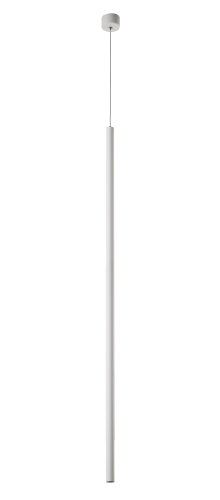 Светильник подвесной LED CLT 036C1100 WH Crystal Lux белый 1 лампа, основание белое в стиле минимализм современный трубочки