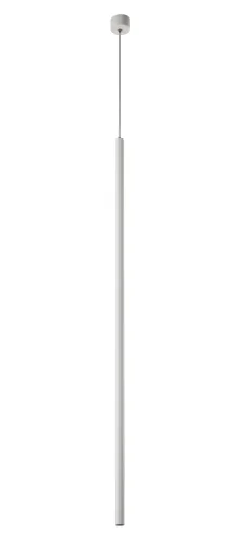 Светильник подвесной LED CLT 036C1100 WH Crystal Lux белый на 1 лампу, основание белое в стиле минимализм современный трубочки