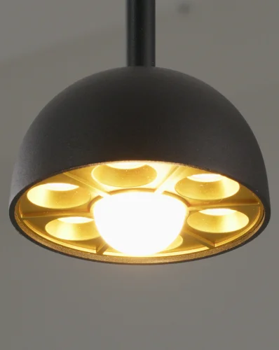 Светильник подвесной LED Fiona V10891-PL Moderli чёрный 1 лампа, основание чёрное в стиле современный  фото 4