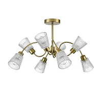Люстра потолочная Imana 8154/8C Lumion на 8 ламп, основание медь в стиле современный 