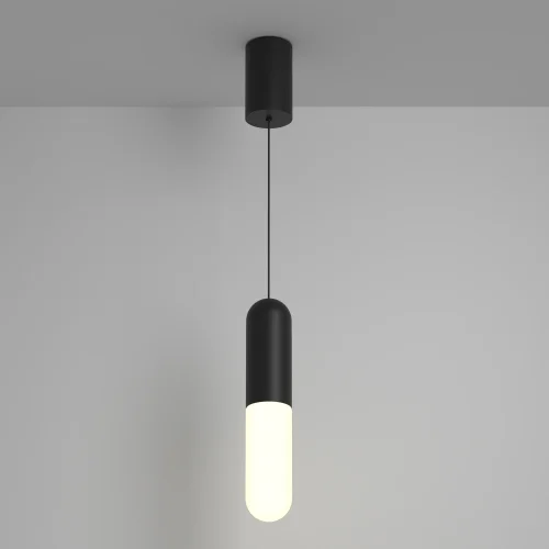 Светильник подвесной LED Mist P101PL-L300-12W3K-B Maytoni чёрный 1 лампа, основание чёрное в стиле современный хай-тек  фото 3