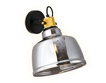 Бра TR3522 Ambrella light серый 1 лампа, основание чёрное в стиле лофт современный 