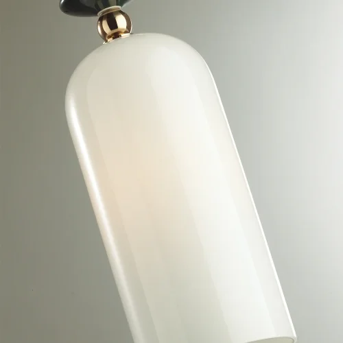 Светильник подвесной Candy 4861/1D Odeon Light белый 1 лампа, основание золотое в стиле классический  фото 3