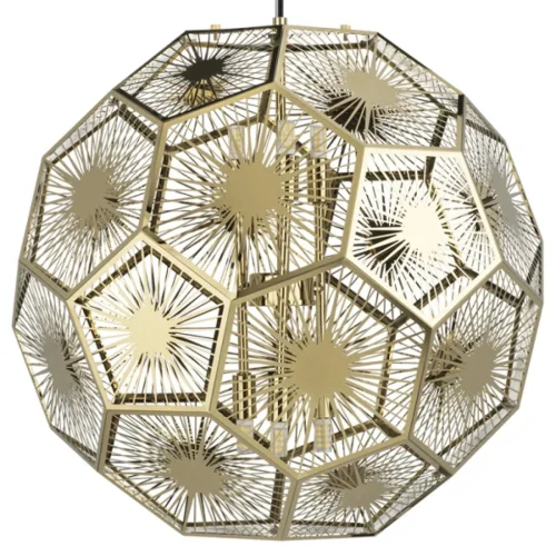 Светильник подвесной Fermo 724262 Lightstar золотой 6 ламп, основание золотое в стиле современный арт-деко  фото 4