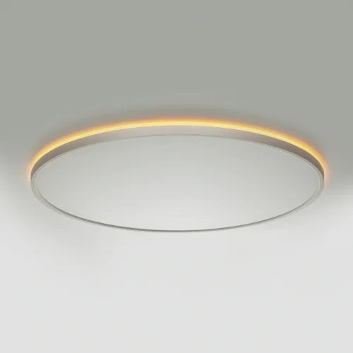 Светильник потолочный LED с пультом Norma CL749600 Citilux белый на 1 лампу, основание белое в стиле современный хай-тек круглый с пультом фото 6