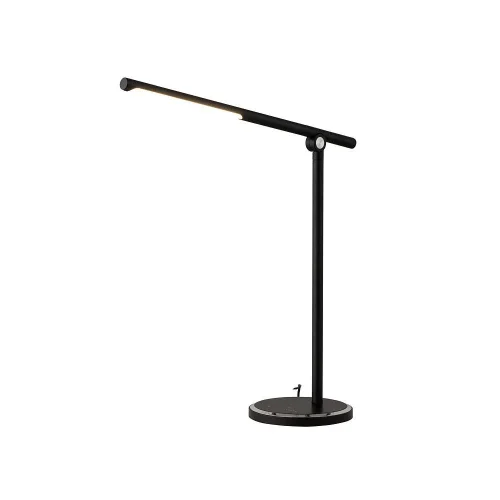 Настольная лампа офисная LED Smart Led 8358-NW Nowodvorski чёрная на 1 лампу, основание чёрное металл в стиле современный 