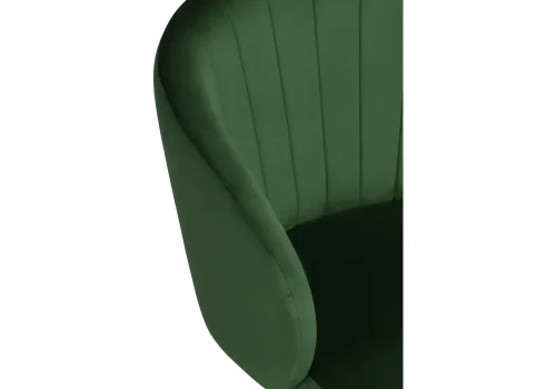 Компьютерное кресло Пард изумрудный 464227 Woodville, зелёный/велюр, ножки/пластик/чёрный, размеры - *870***590*600 фото 7