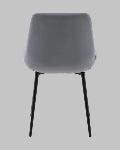 Стул Флекс N велюр велютто серый УТ000041301 Stool Group, серый/велюр, ножки/металл/чёрный, размеры - *830**** фото 5