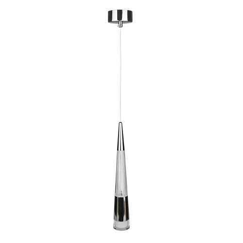 Светильник подвесной LED Sabik A6576SP-1CC Arte Lamp прозрачный на 1 лампу, основание хром в стиле современный 
