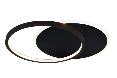 Светильник потолочный Axelle 44112/24/30 Lucide белый на 1 лампу, основание чёрное в стиле современный 