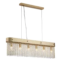 Светильник подвесной Niagara 10170/9 Escada золотой на 9 ламп, основание золотое в стиле современный  Светильник подвесной Niagara 10170/9 Escada золотой на 9 ламп, основание золотое в стиле современный