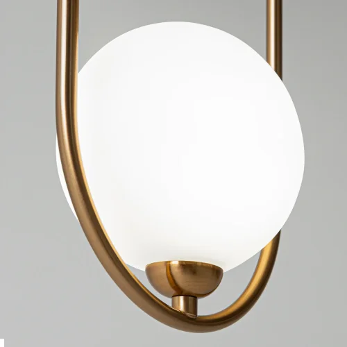 Светильник подвесной Ring MOD013PL-02BS1 Maytoni белый на 2 лампы, основание латунь в стиле современный шар фото 7 Светильник подвесной Ring MOD013PL-02BS1 Maytoni белый на 2 лампы, основание латунь в стиле современный шар фото 7