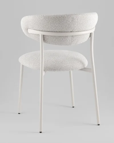 Стул обеденный Ayla, серый, белые ножки УТ000041710 Stool Group, /, ножки//, размеры - ***** фото 7