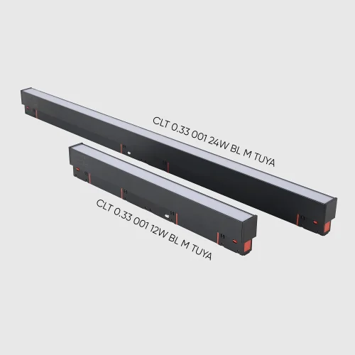 Светильник трековый магнитный CLT 0.33 001 12W BL M TUYA Crystal Lux чёрный для шинопроводов серии Space Smart Home чёрный фото 5