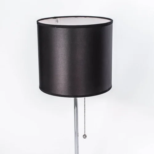 Настольная лампа Аврора CL463811 Citilux чёрная 1 лампа, основание хром металл в стиле современный  фото 2