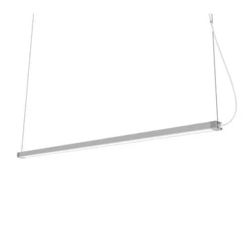 Светильник подвесной LED H LED 8910-NW Nowodvorski белый на 1 лампу, основание чёрное в стиле современный линейный