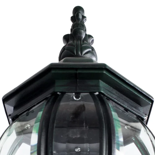 Парковый светильник ATLANTA A1047PA-1BG Arte Lamp уличный IP23 зелёный чёрный 1 лампа, плафон прозрачный в стиле классический E27 фото 3