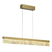 Светильник подвесной LED Splendid SL6234.303.36 ST-Luce золотой янтарный на 1 лампу, основание латунь в стиле хай-тек 