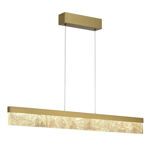 Светильник подвесной LED Splendid SL6234.303.36 ST-Luce золотой янтарный на 1 лампу, основание латунь в стиле хай-тек 