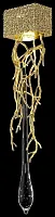 Бра Divina WE186.01.401 Wertmark матовый золото 1 лампа, основание матовое золото в стиле арт-деко 