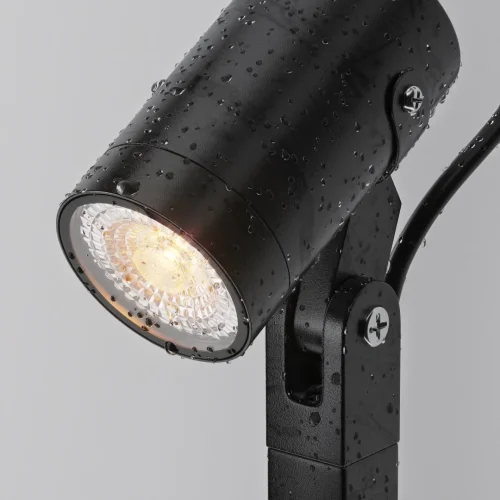 Парковый светильник Scope O025FL-01B1 Maytoni уличный IP65 чёрный 1 лампа, плафон чёрный в стиле современный хай-тек GU10 фото 4
