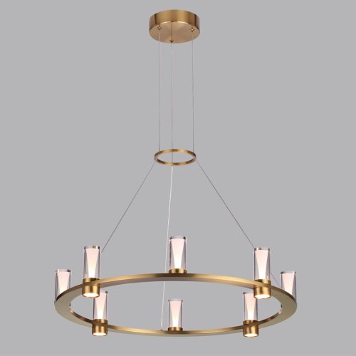 Люстра подвесная LED Defance 7144/55L Odeon Light прозрачная на 8 ламп, основание бронзовое в стиле современный классический кольца фото 4 Люстра подвесная LED Defance 7144/55L Odeon Light прозрачная на 8 ламп, основание бронзовое в стиле современный классический кольца фото 4