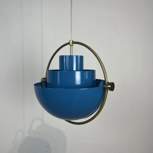 Светильник подвесной Weisdorff 123427-22 ImperiumLoft синий 1 лампа, основание латунь в стиле современный лофт арт-деко  фото 11