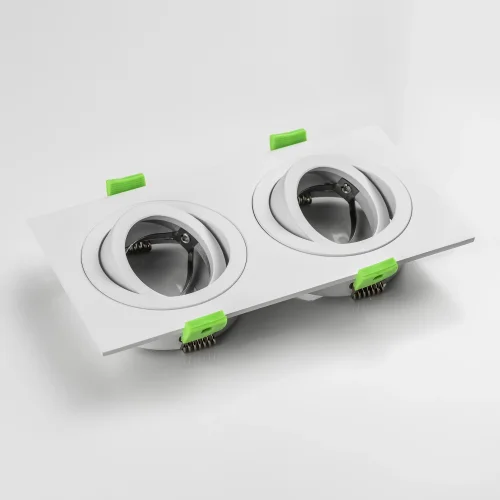 Светильник точечный Singo 011616 Lightstar белый на 2 лампы, основание белое в стиле современный прямоугольный фото 4