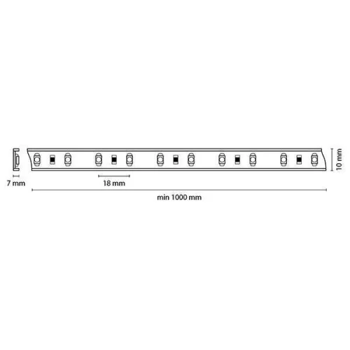 LED лента 402002 Lightstar цвет LED тёплый белый 3200K, световой поток 210Lm фото 2