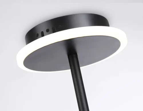 Светильник потолочный LED с пультом FL66223 Ambrella light чёрный 1 лампа, основание чёрное в стиле современный хай-тек с пультом фото 9