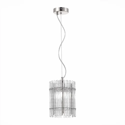 Светильник подвесной Epica SL1656.103.01 ST-Luce прозрачный 1 лампа, основание никель в стиле классический 