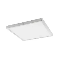 Светильник потолочный LED Fueva 1 97282 Eglo белый на 1 лампу, основание белое в стиле хай-тек современный квадраты