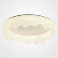 Светильник потолочный ODDLY C CH D65 223942-23 ImperiumLoft белый на 1 лампу, основание белое в стиле современный скандинавский минимализм 