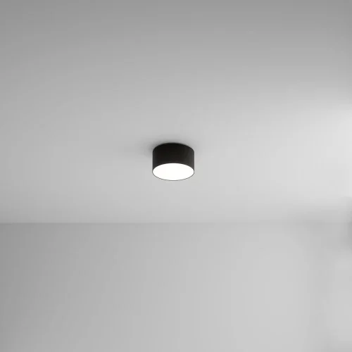 Светильник накладной LED Fado A6612PL-1BK Arte Lamp белый на 1 лампу, основание чёрное в стиле современный 