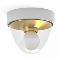 Светильник потолочный Nook 7970-NW Nowodvorski прозрачный на 1 лампу, основание белое в стиле современный 