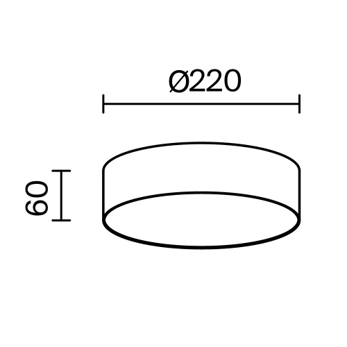 Светильник потолочный LED Zon C032CL-24W3K-RD-B Maytoni белый на 1 лампу, основание чёрное в стиле современный круглый тарелка фото 3