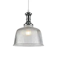 Светильник подвесной 1152/1S Escada прозрачный на 1 лампу, основание хром в стиле современный выдувное Светильник подвесной 1152/1S Escada прозрачный на 1 лампу, основание хром в стиле современный выдувное