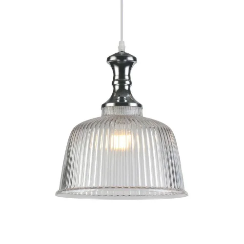 Светильник подвесной 1152/1S Escada прозрачный на 1 лампу, основание хром в стиле современный выдувное Светильник подвесной 1152/1S Escada прозрачный на 1 лампу, основание хром в стиле современный выдувное