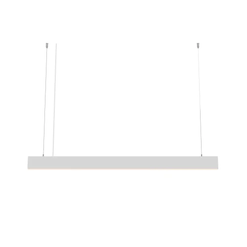 Светильник подвесной LED Basis P070PL-2.7-3-4K-W Maytoni белый на 1 лампу, основание белое в стиле современный хай-тек 