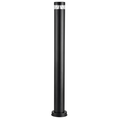 Парковый светильник LED RAGGIO 376707 Lightstar уличный IP55 чёрный на 1 лампу, плафон прозрачный чёрный в стиле хай-тек LED