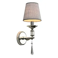 Бра Rivoli OML-64201-01 Omnilux серый на 1 лампу, основание серебряное в стиле классический 