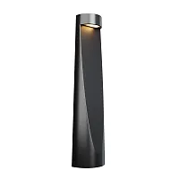 Парковый светильник LED Konus O463FL-L7GF3K Maytoni уличный IP65 графит 1 лампа, плафон графит в стиле хай-тек современный LED