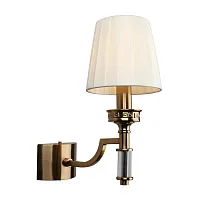 Бра Patricia APL.716.11.01 Aployt белый 1 лампа, основание бронзовое в стиле современный классический 
