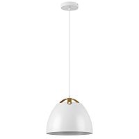 Светильник подвесной Loft 765046 Lightstar белый на 1 лампу, основание белое в стиле лофт современный линейный