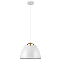 Светильник подвесной Loft 765046 Lightstar белый на 1 лампу, основание белое в стиле лофт современный линейный