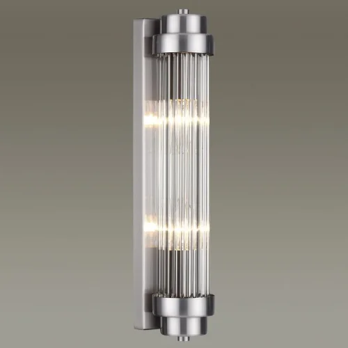 Бра Lordi 4823/2W Odeon Light прозрачный на 2 лампы, основание никель в стиле классический 