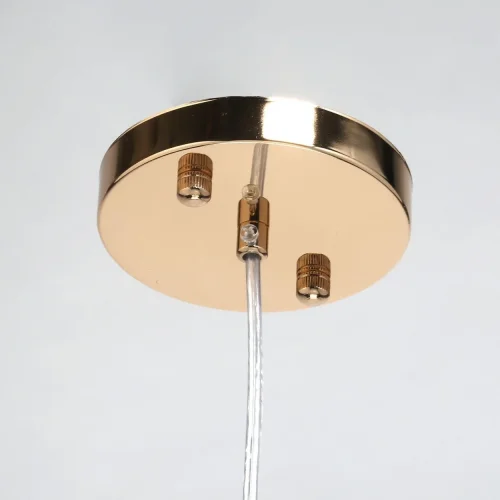 Светильник подвесной Бриз 111013101 DeMarkt прозрачный 1 лампа, основание золотое в стиле классический  фото 9