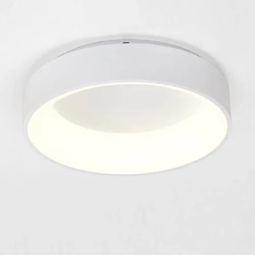 Светильник потолочный LED Piero V2282-CL Moderli белый на 1 лампу, основание белое в стиле хай-тек фото 3